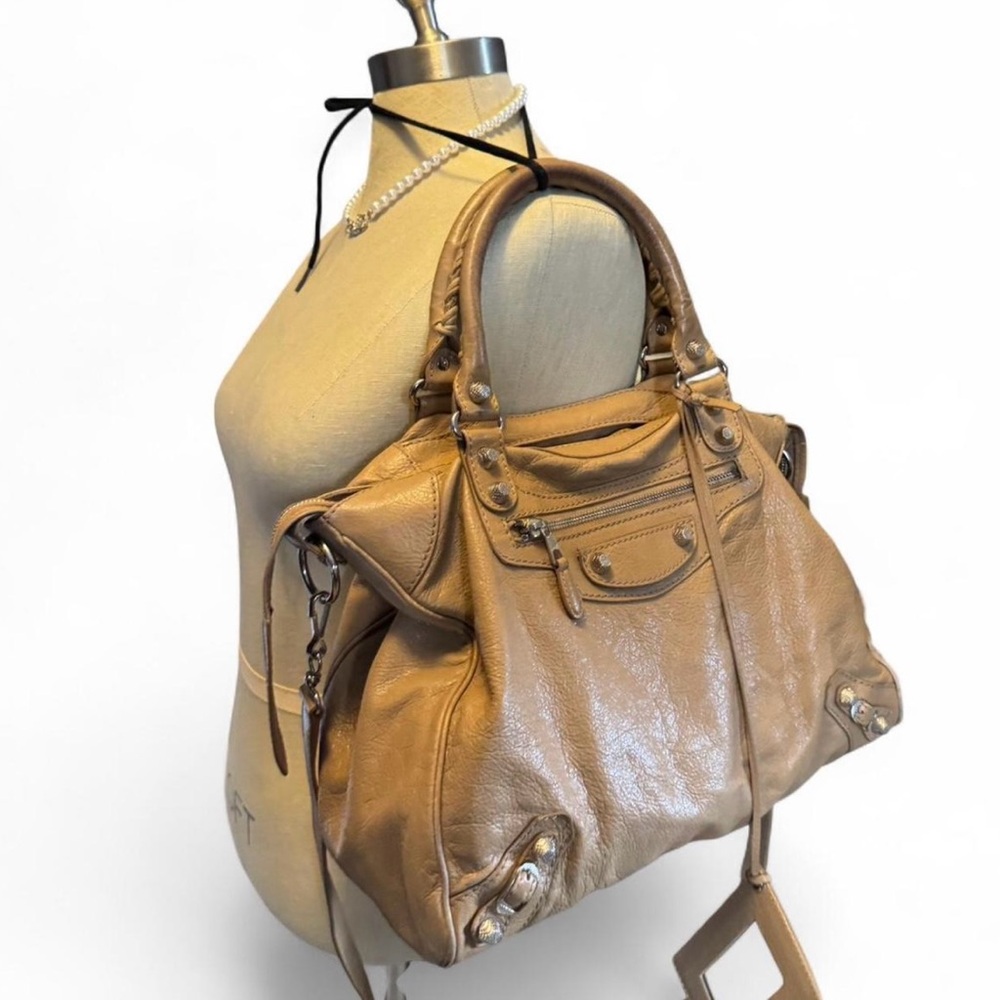 Balenciaga Tan City Bag Authentic Vintage - Picture 2 of 8